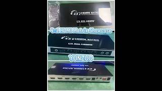 4x2 HDMI Matrix Showcase #hdmiswitcher #hdmiwireless #oemfactory #odm