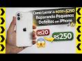 Como Lucrar de R$150 a R$250 com iPhone 11 Fazendo Reparo Simples Desafio de 0 a 20K com Brique.