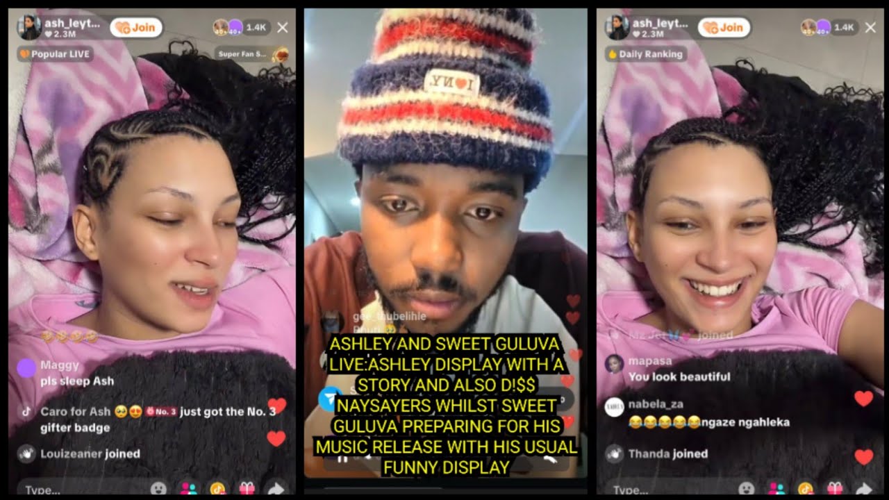 ASHLEY AND SWEET GULUVA LIVE:ASHLEY DISPLAY WITH A STORY AND ALSO D!$$ NAYSAYERS WHILST SWEET GULUVA