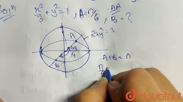 The eccentric angle of one end of a diameter of x^(2)+3y^(2)=3 is pi/6, then the eccentric angle...