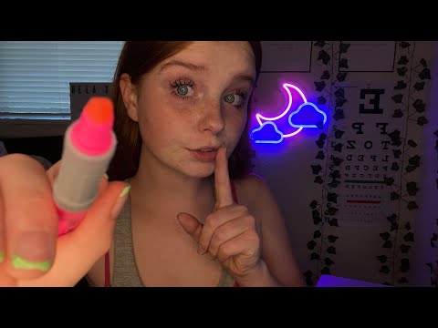 ASMR helping you cheat on a test | inaudible whispering, clicky whispering