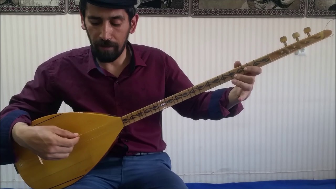 Hekimoğlu Türküsü Uzun Sap Bağlama Solfej Akorlu Arpejli İki Farklı Çalımın Anlatım Videosu  - Ahme