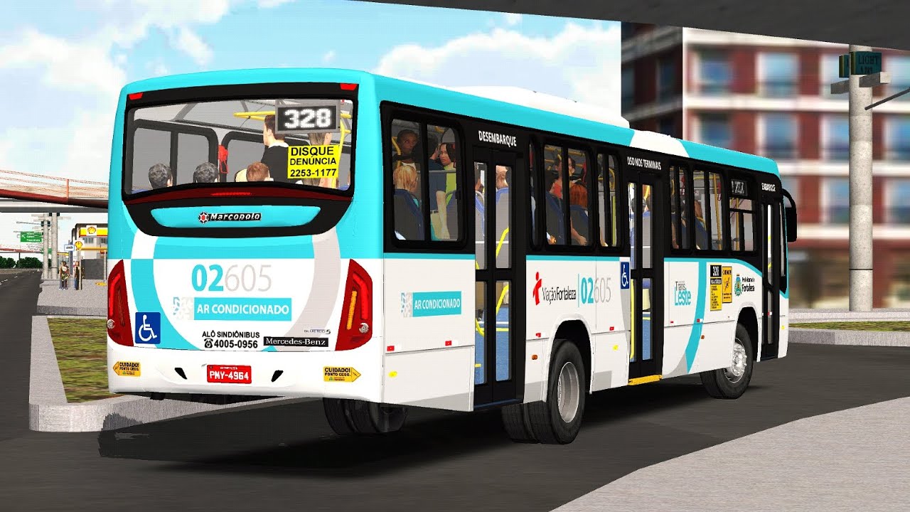 ✶ 𝗟𝗡 ✶ Marcopolo New Torino 2014 MB OF-1724L BT5 - Linha 328