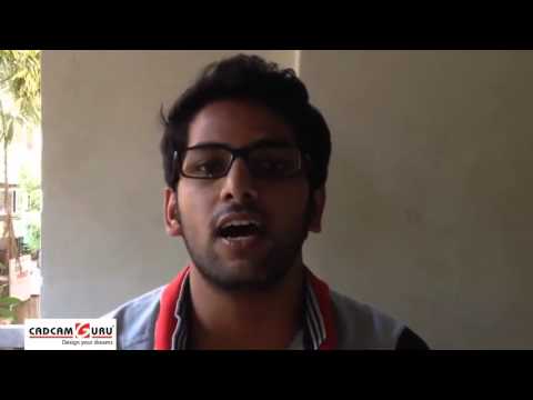 Vinay Patil - B.E. from  Jain Engineering College, VTU for placed in Whirlpool of India - video from CADCAMGURU