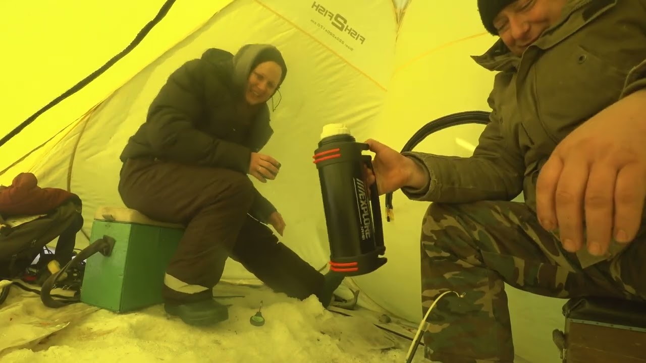 Рыбалка в Эстоний на Чудском озере!! 14.02.2026