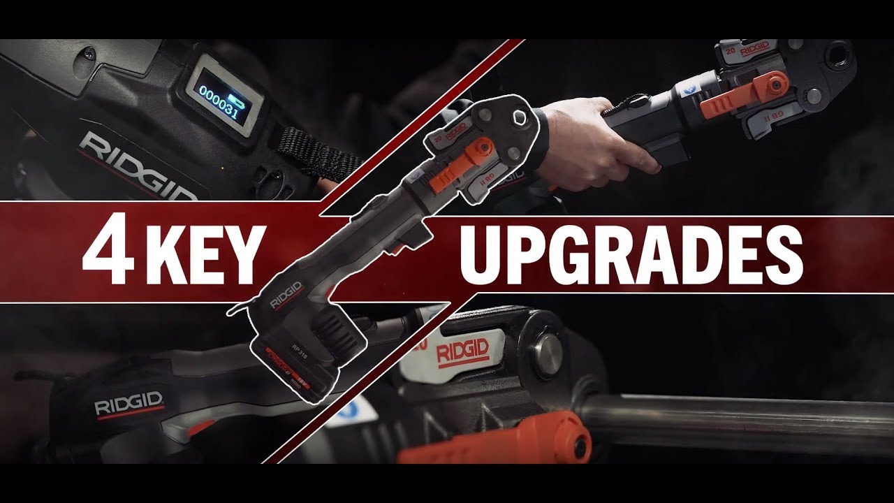 RIDGID RP 318 Press Tool (available in Asia) - YouTube