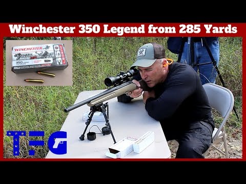 350 Legend from 285 Yards with Ruger American Ranch Rifle - TheFirearmGuy