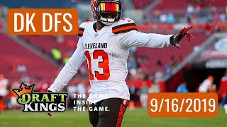 NFL DFS Showdown Analysis - Browns Jets