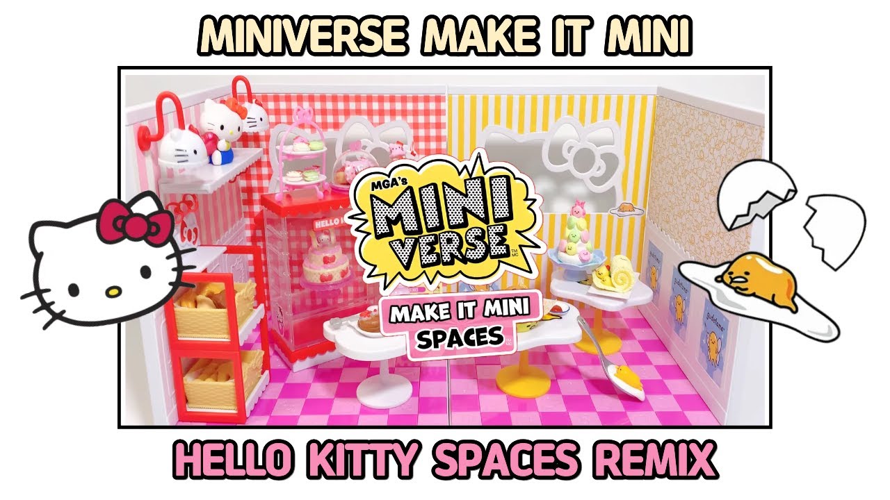 [SUB] Ремикс Hello Kitty & Gudetama Spaces Miniverse💕 