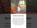 My Morning Routine in English | Learn Daily Life English ☀️ #short