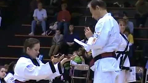 Grand Master Shin promoted Julia Harvey to 4th Dan...