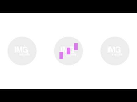 Vertical bars to rotating squares loading animation