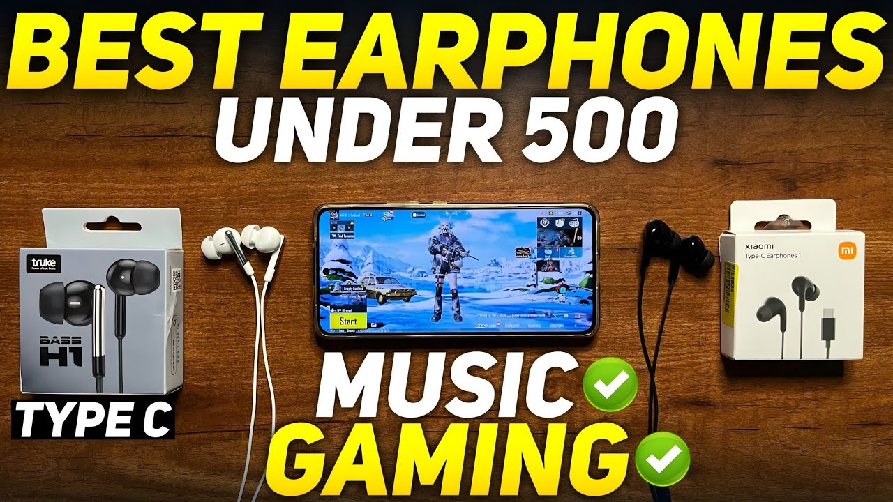 Xiaomi Mi Type C Vs Truke Bass H1 🔥 Best Type C Gaming Earphones for Under 500 rs