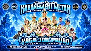 Download lagu 🔴 LIVE STREAMING JATHILAN YOGO JOO PRUSO FEAT BCB PERFORMANCE KARANGAWEN WETAN GIRISUBO GK