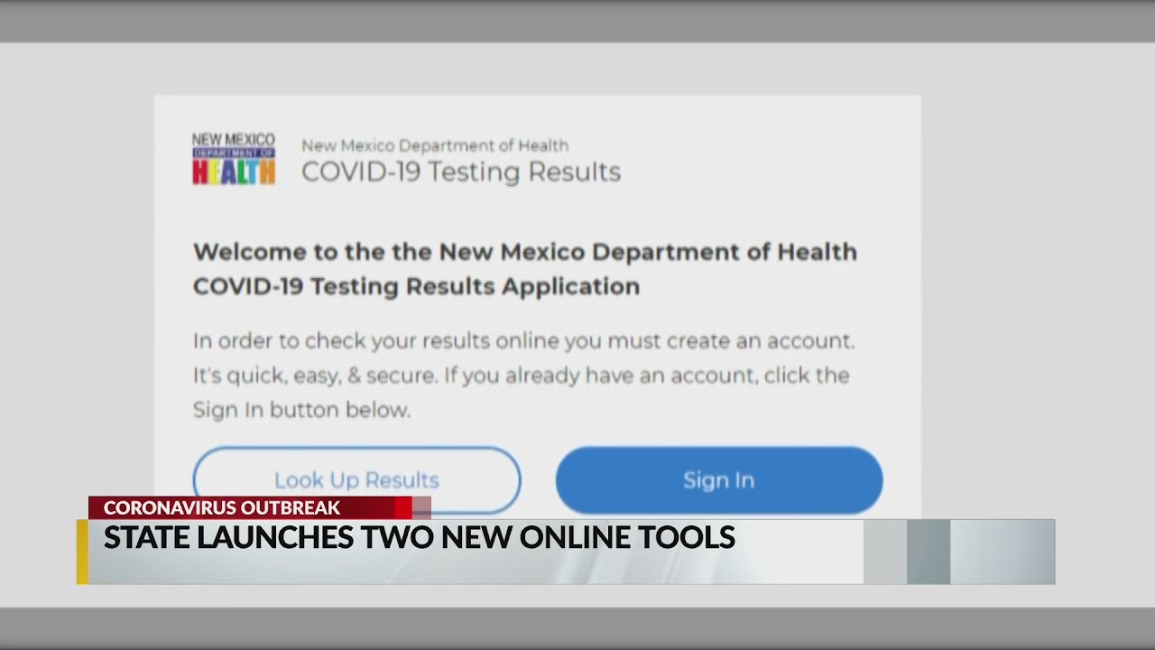 NM Department of Health provides online tools for COVID-19 results