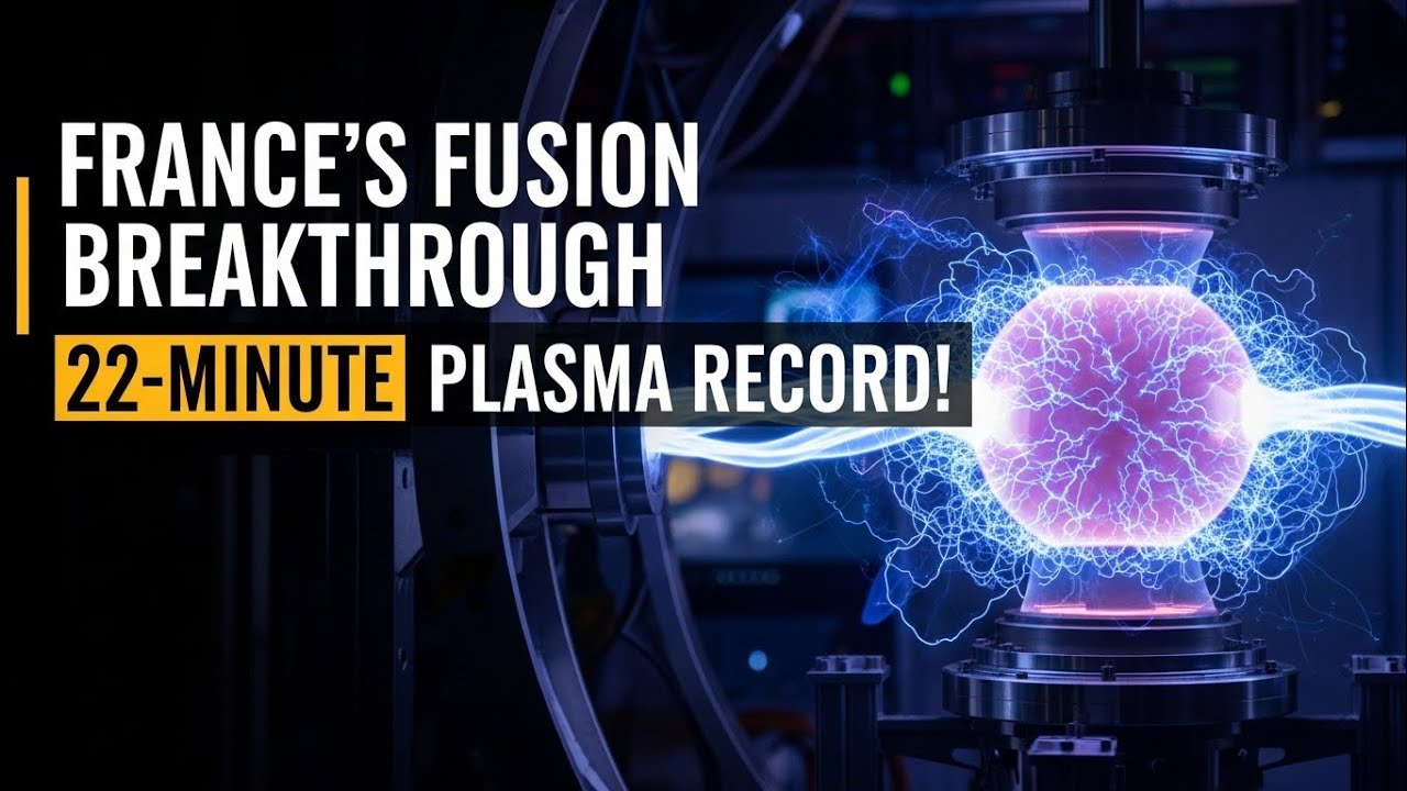 France's Fusion Breakthrough: 22-Minute Plasma Record! - YouTube