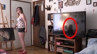 Ghost spotted! HOLY CRAP! - Tabitha Video 3