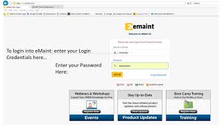 Lafayette How To eMaint  Inital Set Up Process  9 25 19 TEST
