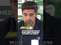 O ABEL TÁ P... DA VIDA COM CRÍTICAS DOS JORNALISTAS PALMEIRENSES! 🐷🔥 #shorts