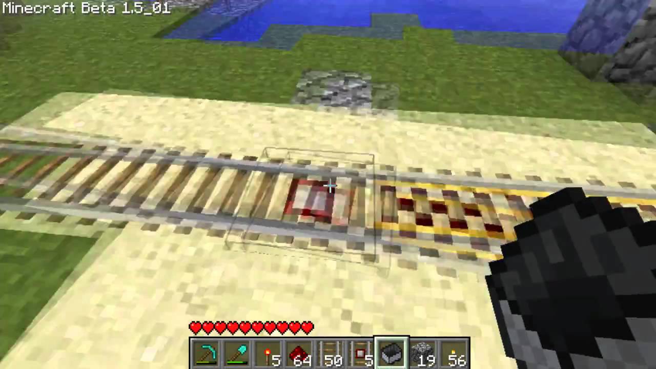 Minecraft How To Make And Use Power Detector Rails Youtube
