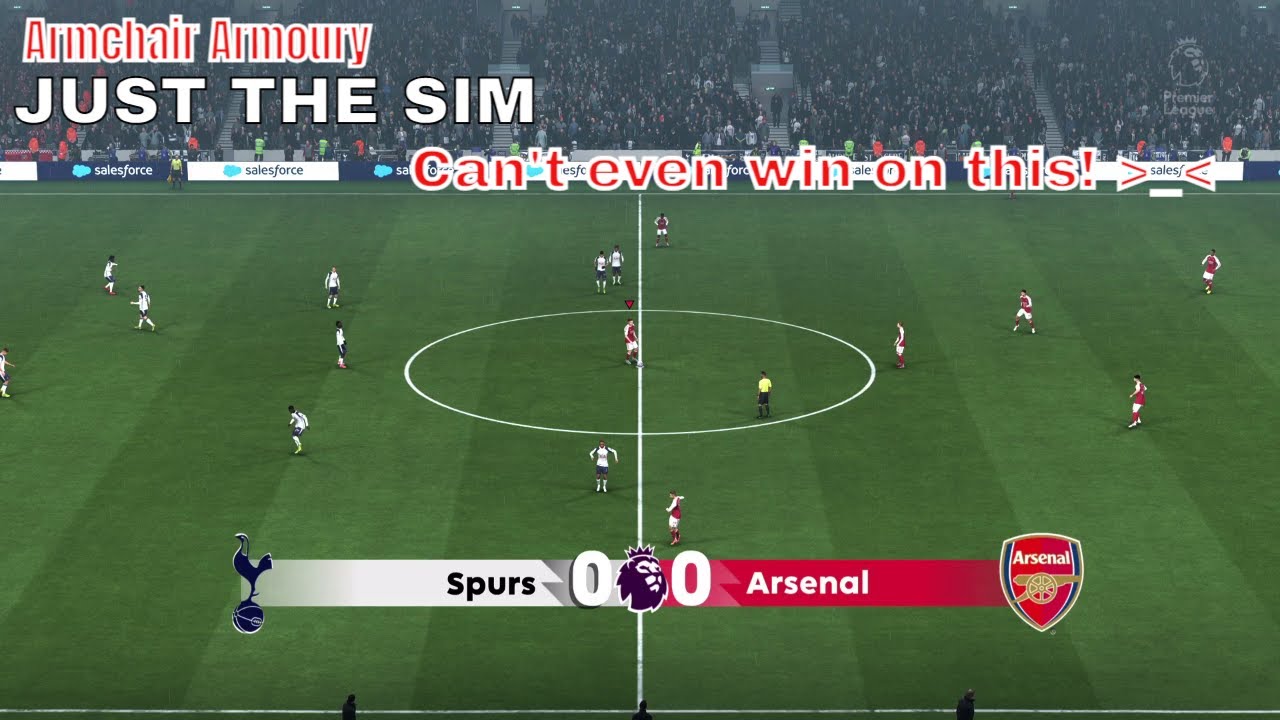 Can't even win on this! | Spurs v Arsenal (Just The Sim)