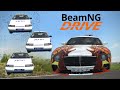 Flatbed Truck McQueen | Transportation with Truck - Pothole vs Car # | BeamNG.Drive Gameplay