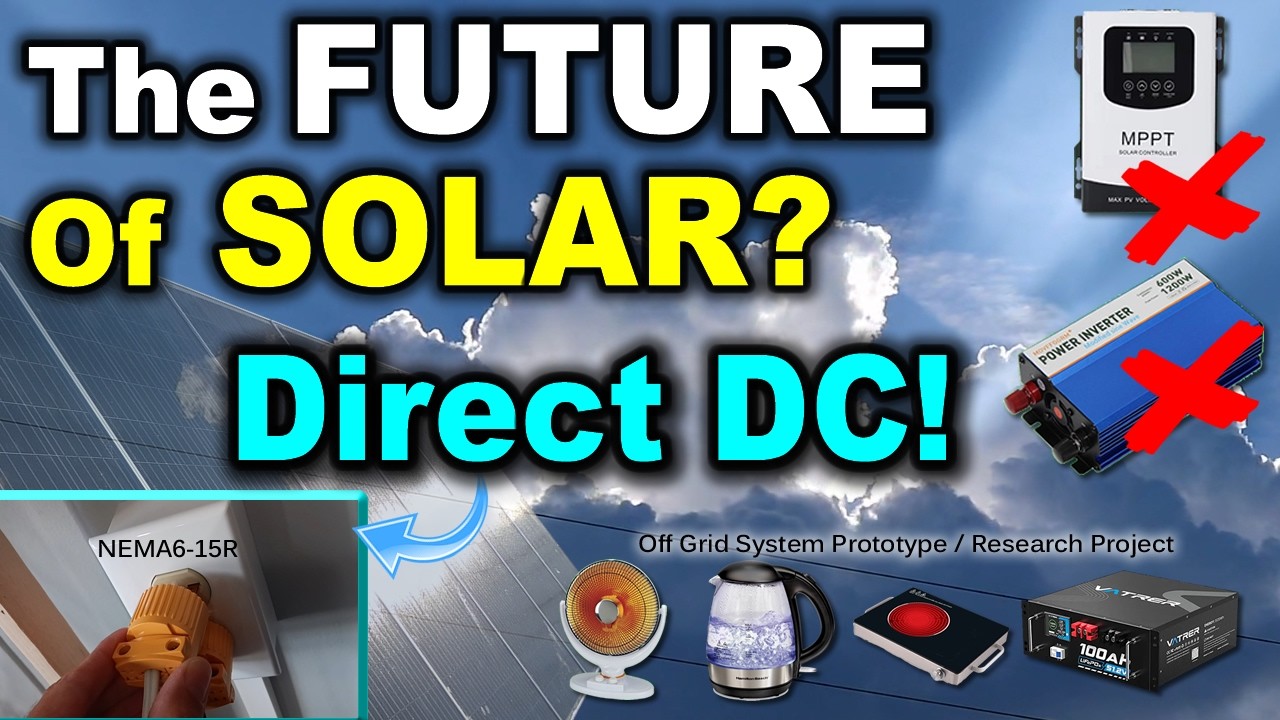 Explore The FUTURE! Off Grid Pure DC Direct Solar Photovoltaic Micro Grid Prototype Research PV2L