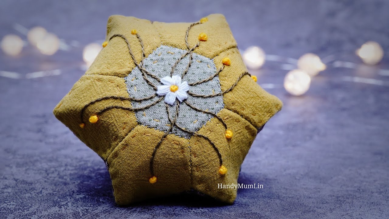 DIY Hexagon Idea┃Best Christmas Gift┃手作教学六角可爱小针插