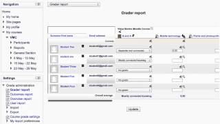 Moodle - Gradebook