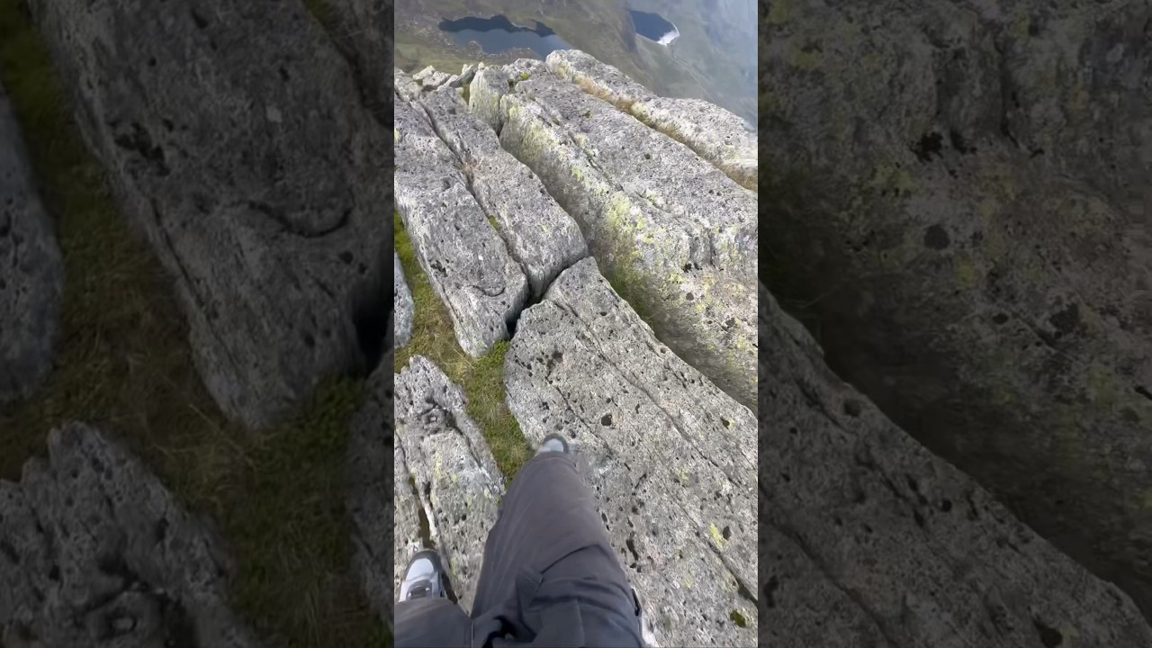 Top of mountain Glyder Fach