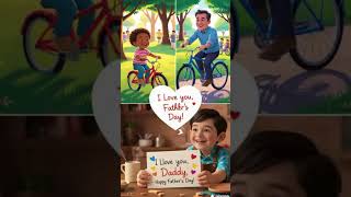 "I Love You, Daddy Happy Father's Day!" #shorts #shortvideo #animation  #greetings #father screenshot 5