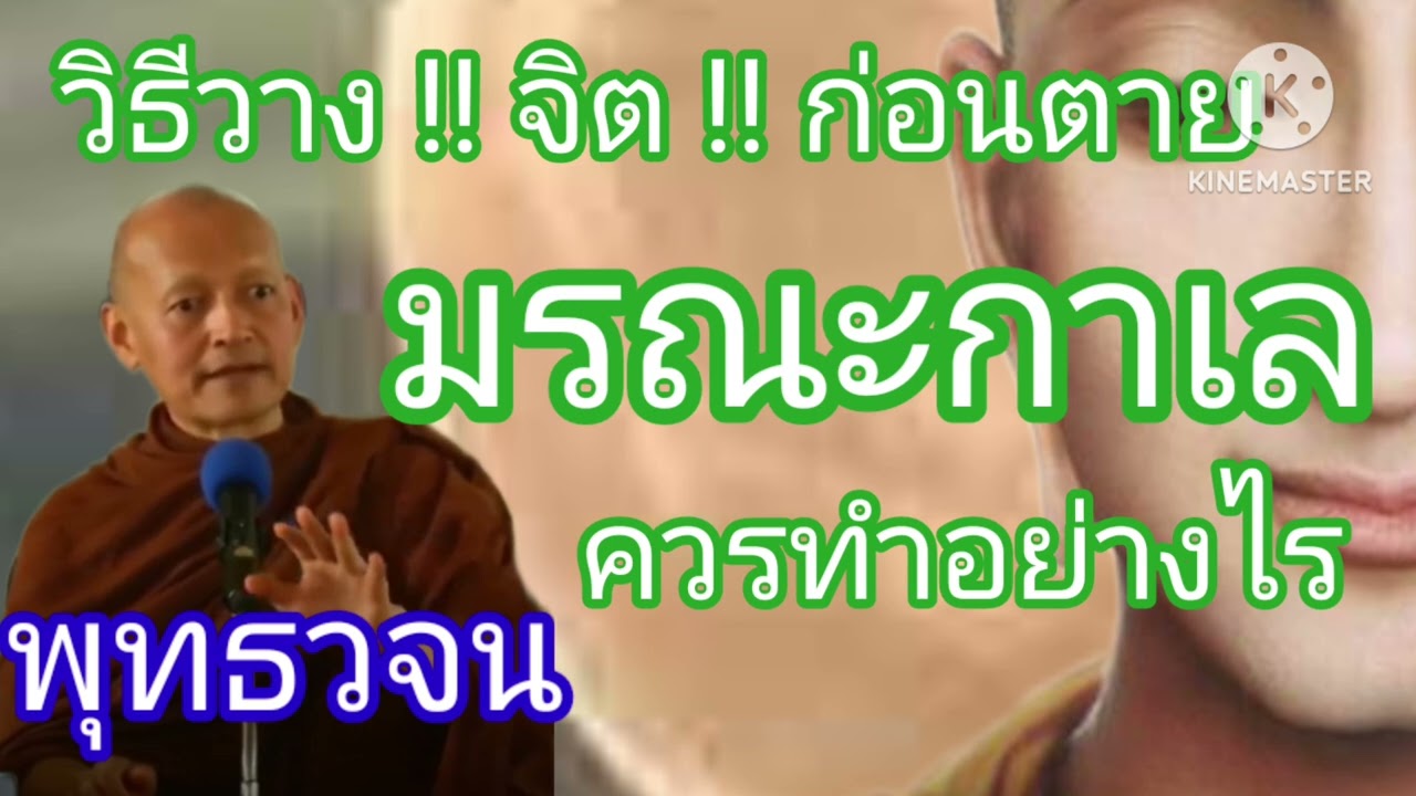 พุทธวจน การวางจิต มรณะกาเล จิตก่อนตาย อาจารย์คึกฤทธิ์ วัดนาป่าพง