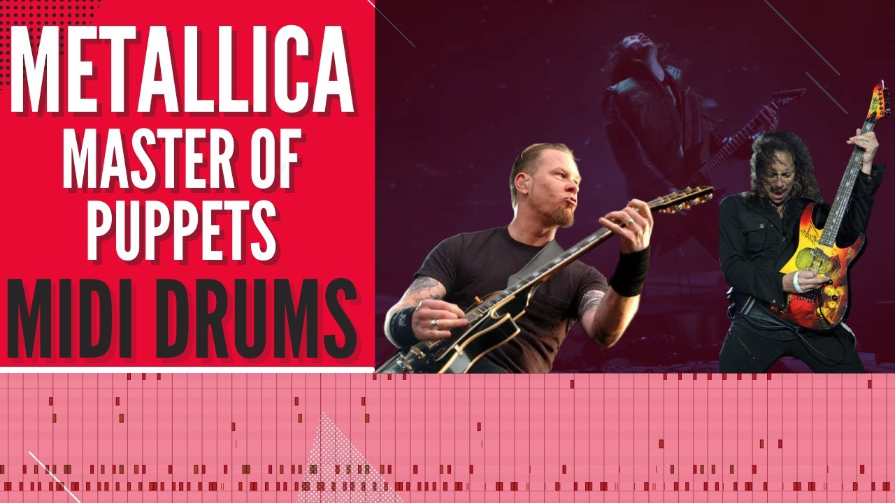 Metallica - Master Of Puppets | MIDI DRUM TRANSCRIPTION + DOWNLOAD - YouTube