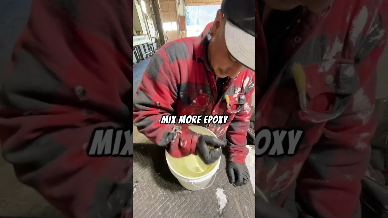 How To Epoxy Live Edge Slabs with Epoxy 