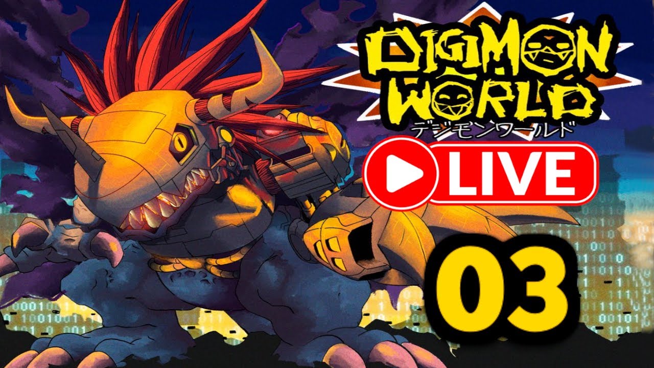 DIGIMON WORLD 1 VICE MOD DAY 3🔴LIVE