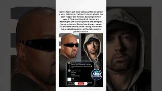Kanye West Says Kendrick &amp; J. Cole CAN'T Touch Eminem?! 😱 #shorts #shortsfeed #kanyewest