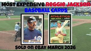 Reggie Jackson Most Expensive Ebay Sales Baseball Cards March 2026