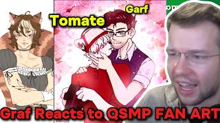 Graf Reacts to AWESOME QSMP Fan Art on QSMP 2 Minecraft