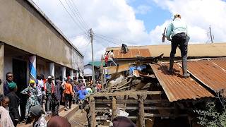 Taharuki Arusha, Wananchi Wabomoa Nyumba Za Kimati, Wadai Gari Ya Kuzimamoto Ilishindwa Kupita