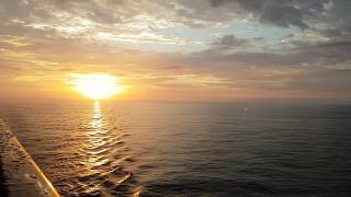 sunset sailing on the high seas 4k hd