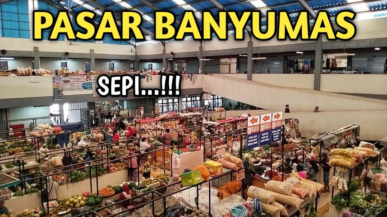 Pasar Banyumas ❗Sekarang Kondisinya Semakin Sepi | MARKETS IN INDONESIA ARE GETTING LOST VISITORS