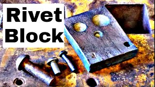 Making a Blacksmith Rivet Block