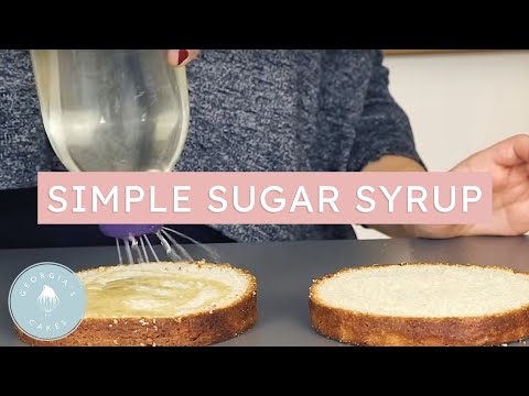 How To Make A Simple Sugar Syrup | Georgia&rsquo;s Cakes