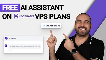 FREE AI Assistant included on all your Hostinger VPS plans