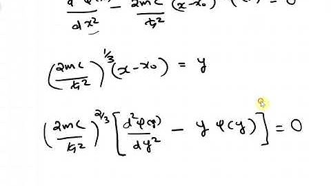 L18: WKB Approximation - Part 4 Connection Formula