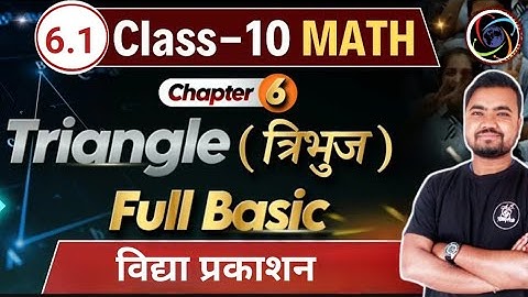 vidya prakashan math class 10 exercise 6.1 | triangle | समरूपता | similarity | maths by sushil sir