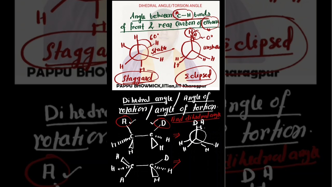 Dihedral angles / torsional angles.Mr.Pappu Bhowmick