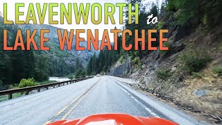 Leavenworth to Lake Wenatchee Sunset Drive in 4K