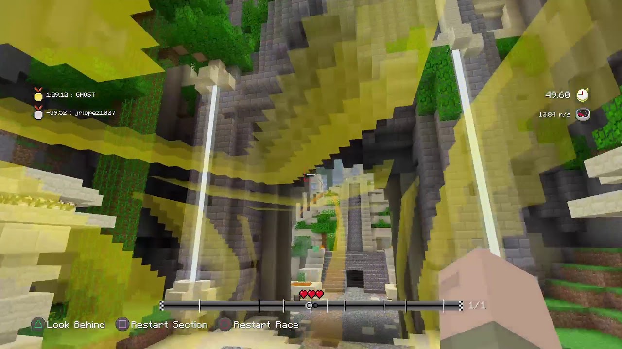 Minecraft | All temple shortcuts (Glide minigame)