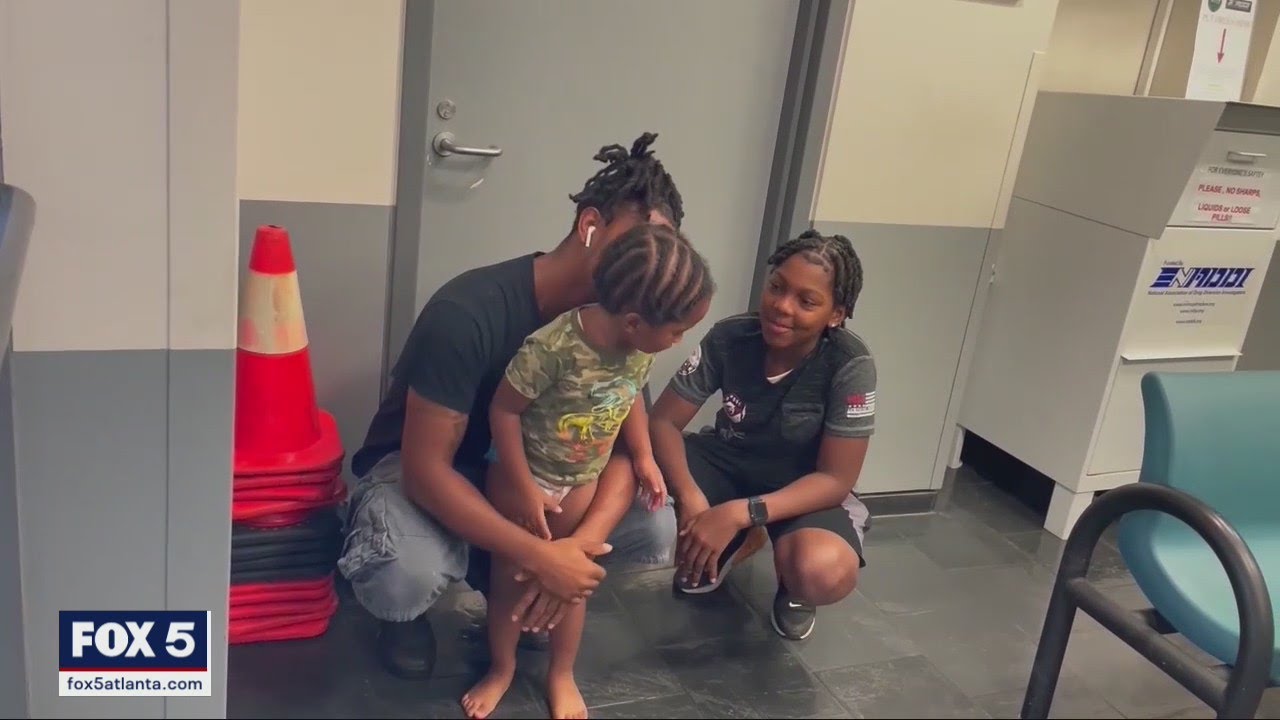 Toddler reunited with family after wander away from babysitter in the ...